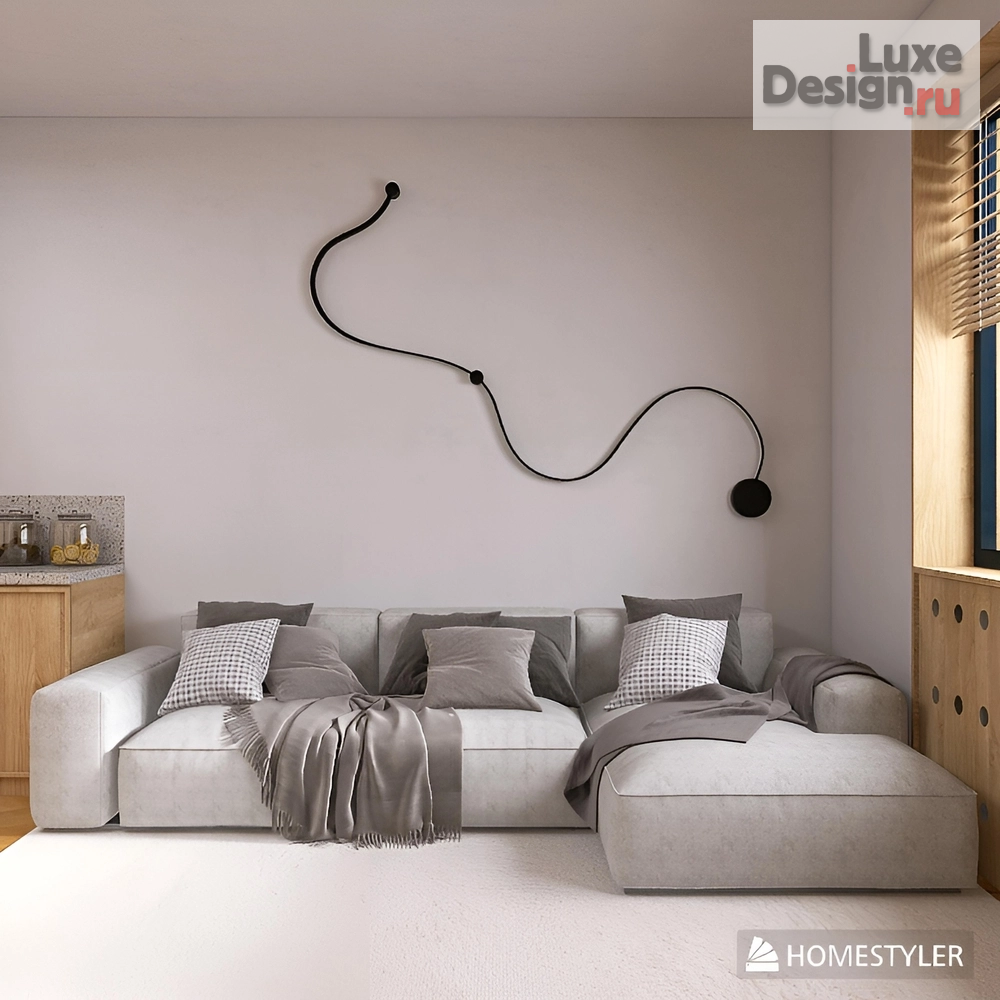 Дизайн интерьера кухни "Дизайн проект кухни-гостиной" (фото 1)