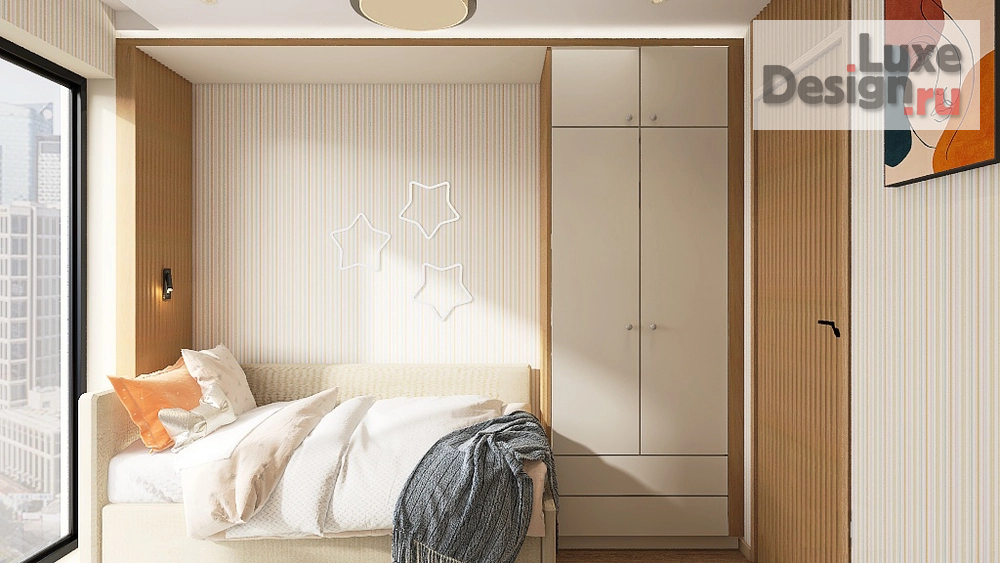 Дизайн интерьера трехкомнатной квартиры "Проект трехкомнатной квартиры ЖК Фриссон" (фото 10)