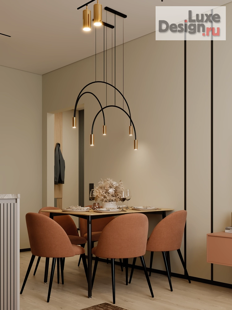 Дизайн интерьера трехкомнатной квартиры "Дизайн 3-х комнатной квартиры" (фото 4)