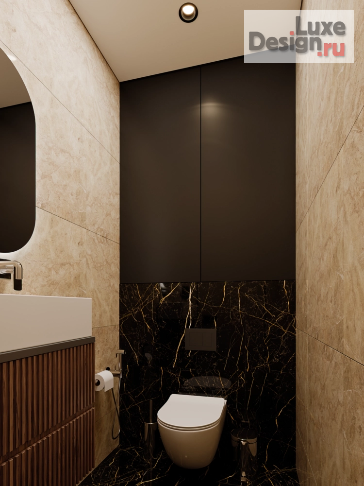 Дизайн интерьера трехкомнатной квартиры "Дизайн 3-х комнатной квартиры" (фото 23)