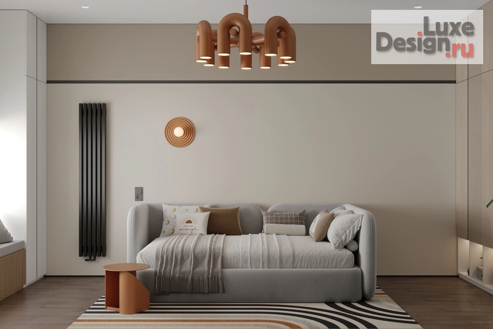 Дизайн интерьера двухкомнатной квартиры "Дизайн 2-х комнатной квартиры с кухней-гостиной" (фото 9)