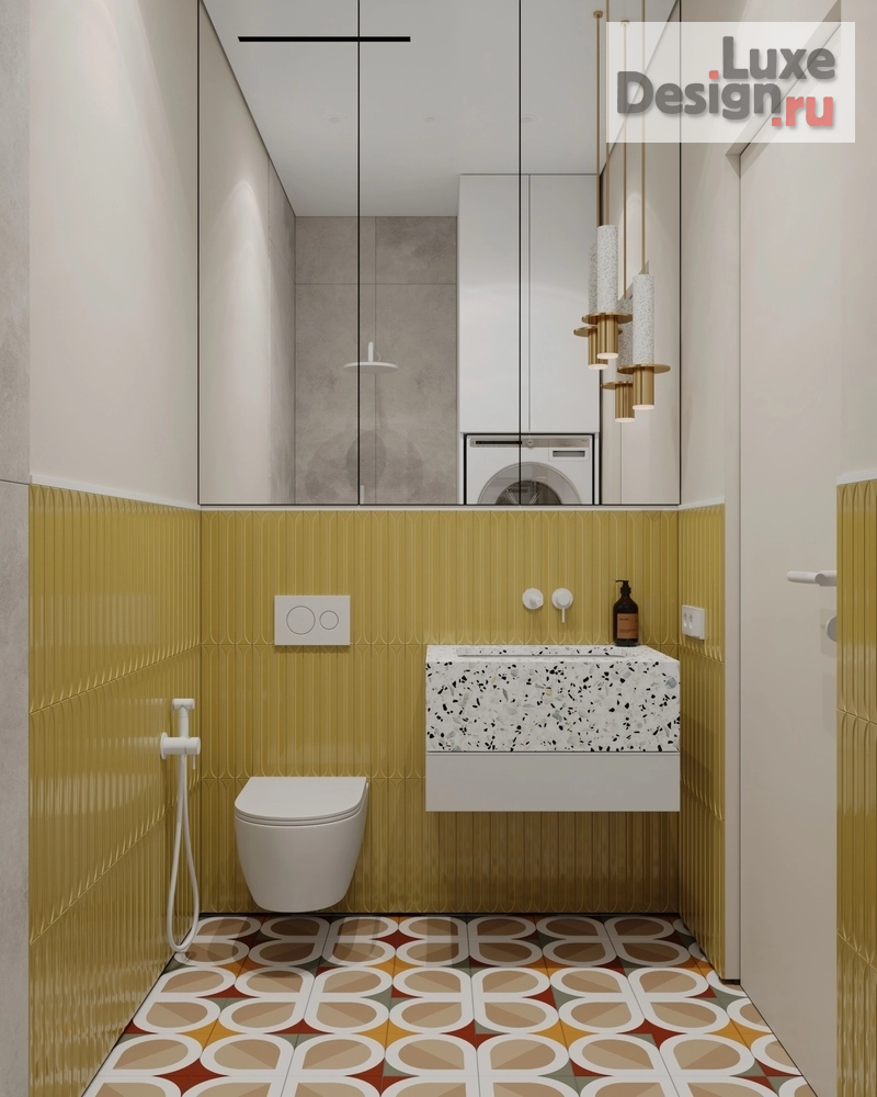 Дизайн интерьера двухкомнатной квартиры "Дизайн 2-х комнатной квартиры с кухней-гостиной" (фото 20)