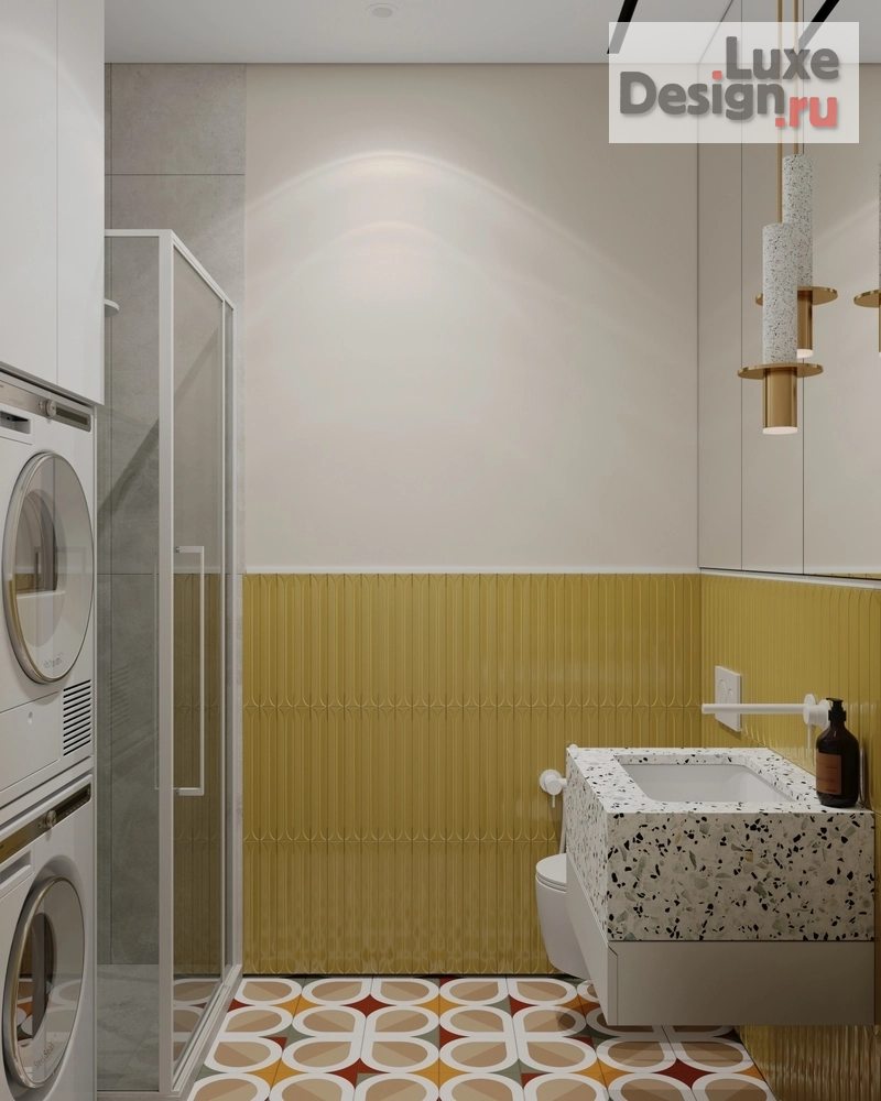 Дизайн интерьера двухкомнатной квартиры "Дизайн 2-х комнатной квартиры с кухней-гостиной" (фото 21)