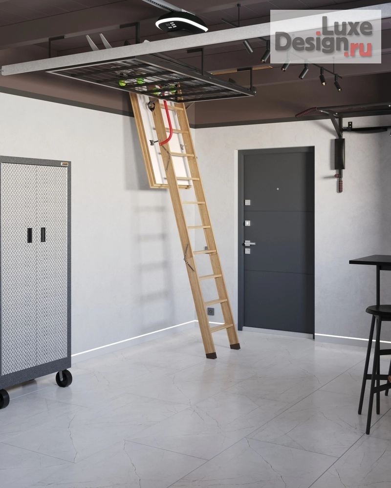 Дизайн интерьера загородного дома "Дизайн гаража" (фото 4)
