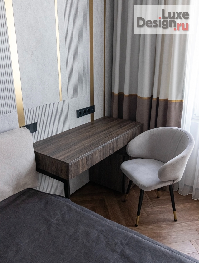 Дизайн интерьера трехкомнатной квартиры "Съемки квартиры ЖК "Интелект" г. Тюмень" (фото 164)