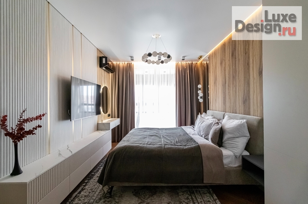 Дизайн интерьера трехкомнатной квартиры "Съемки квартиры ЖК "Интелект" г. Тюмень" (фото 58)