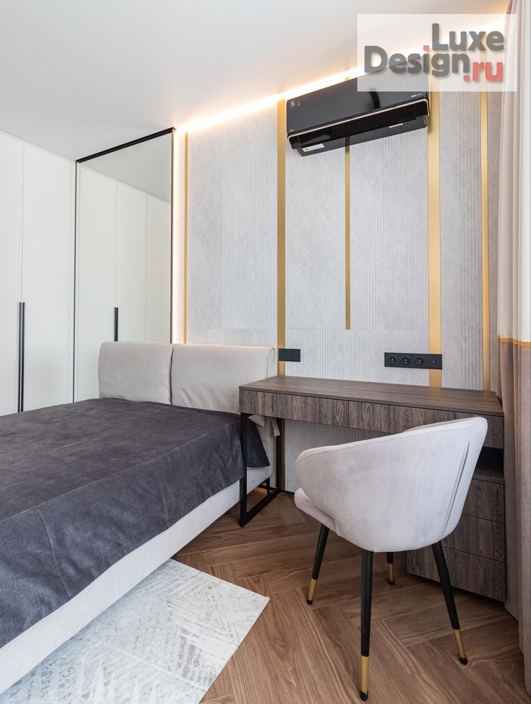 Дизайн интерьера трехкомнатной квартиры "Съемки квартиры ЖК "Интелект" г. Тюмень" (фото 170)