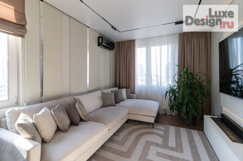 Дизайн интерьера трехкомнатной квартиры "Съемки квартиры ЖК "Интелект" г. Тюмень" (фото 44)
