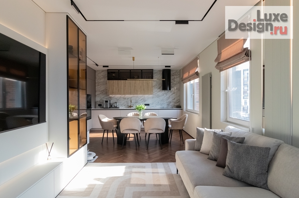 Дизайн интерьера трехкомнатной квартиры "Съемки квартиры ЖК "Интелект" г. Тюмень" (фото 49)