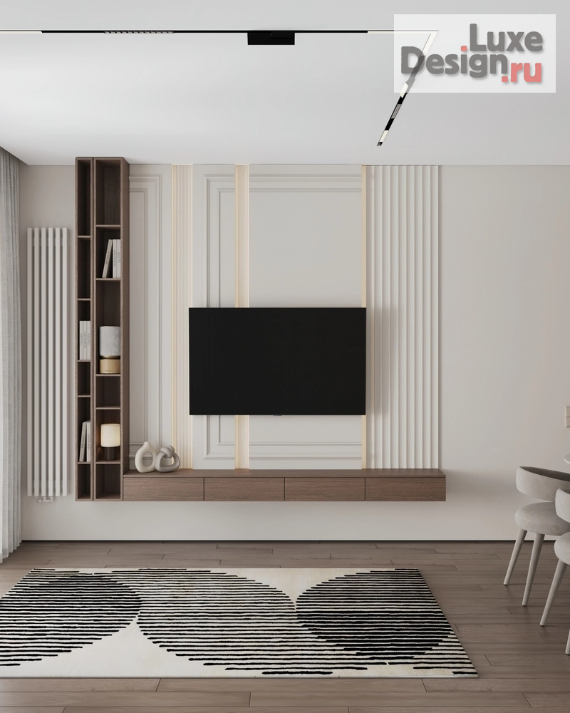 Дизайн интерьера двухкомнатной квартиры "Дизайн 2-х комнатной квартиры с кухней-гостиной" (фото 33)