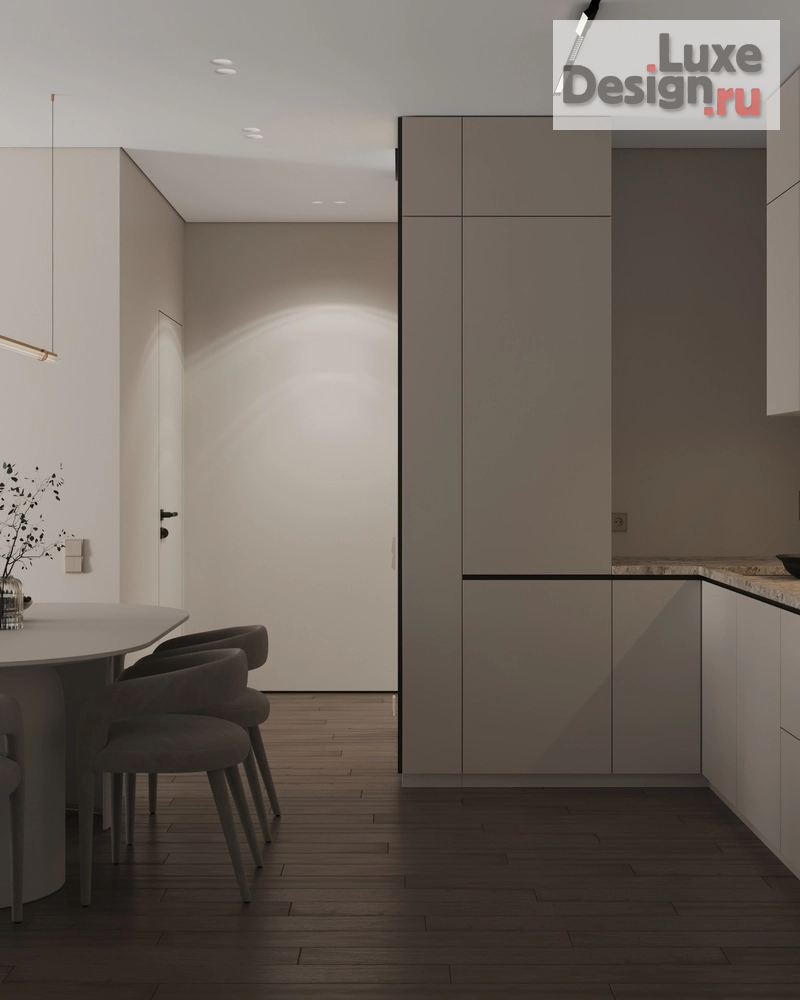 Дизайн интерьера двухкомнатной квартиры "Проект ЖК "Новин" г. Сургут " (фото 5)