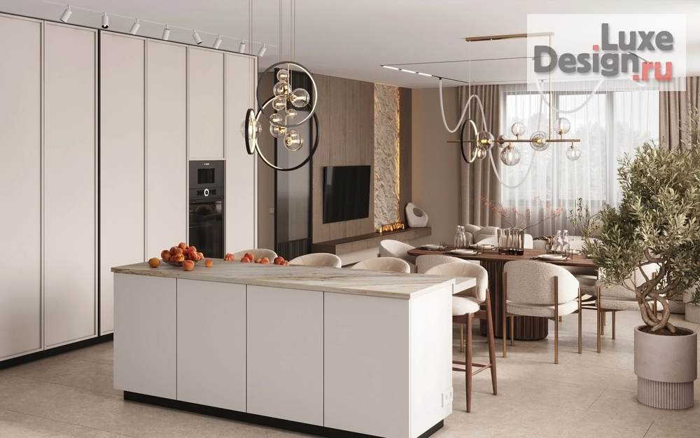 Дизайн интерьера частного дома "Дизайн дома 230 м² в современном стиле" (фото 45)