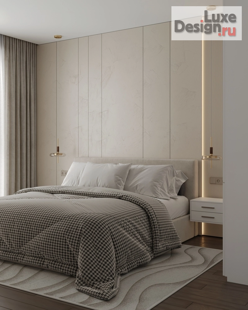 Дизайн интерьера двухкомнатной квартиры "Дизайн 2-х комнатной квартиры с кухней-гостиной" (фото 39)