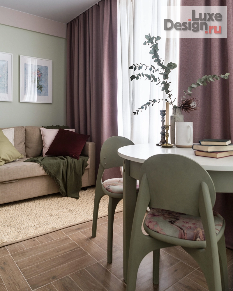 Дизайн интерьера однокомнатной квартиры "Matilda" (фото 4)