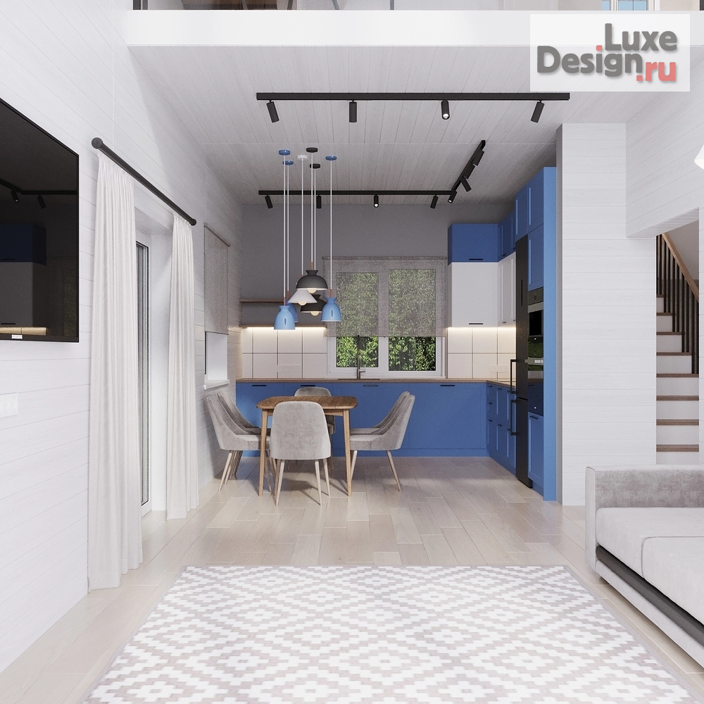 Дизайн интерьера загородного дома "Дом для семьи в Санкт- Петербурге" (фото 29)