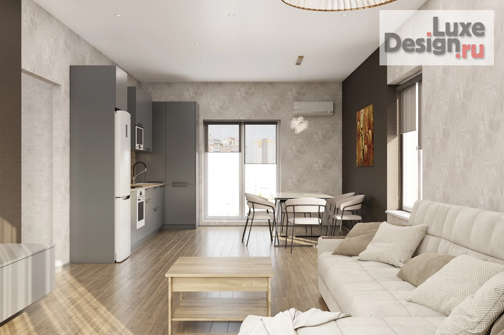 Дизайн интерьера коттеджа "Дом поселок Зимняя Горка Казань" (фото 3)