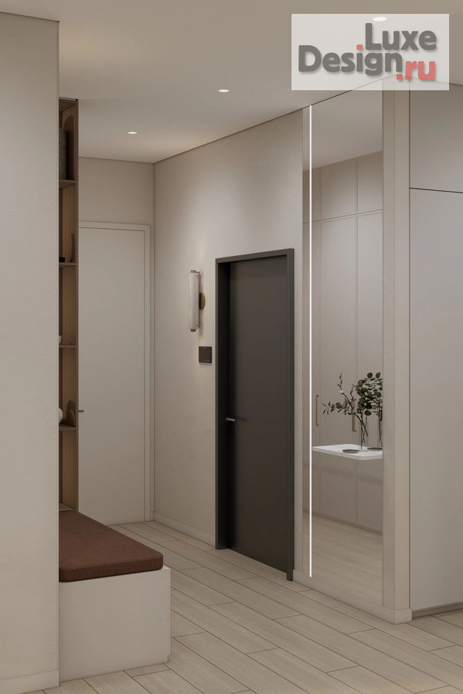 Дизайн интерьера трехкомнатной квартиры "ЖК ДУБРАВА" (фото 4)