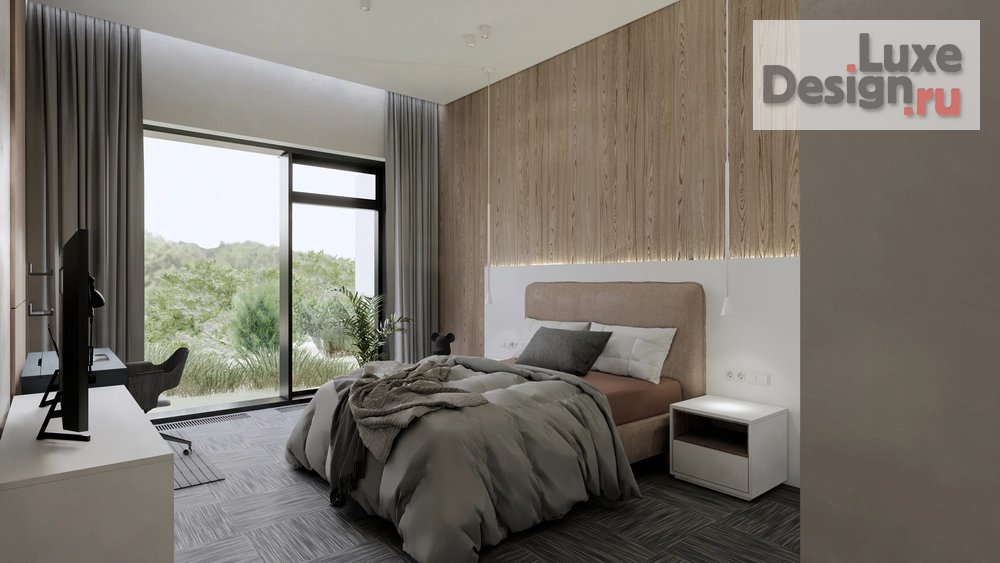 Дизайн интерьера загородного дома "БРАЙТ " (фото 13)