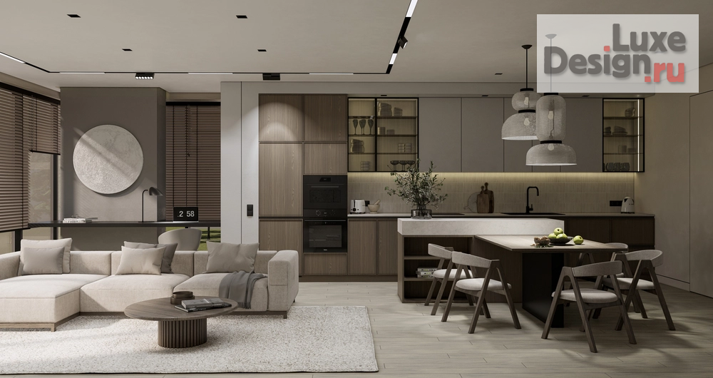 Дизайн интерьера трехкомнатной квартиры "УМНЫЙ ПРОСТОР" (фото 4)