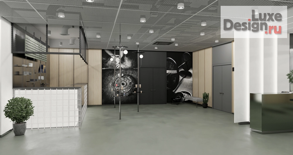 Дизайн интерьера школы "СТИЛЬНОЕ ЖЕЛЕЗО" (фото 4)