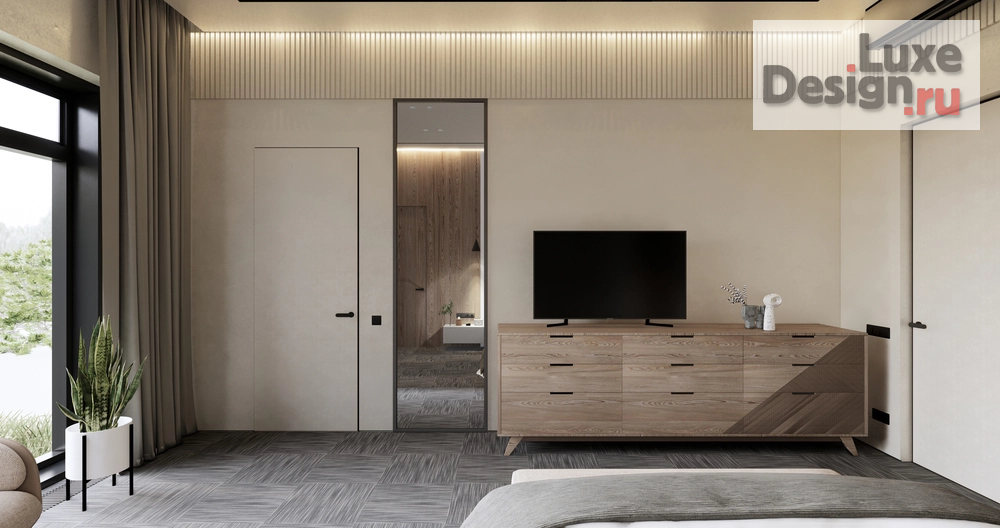 Дизайн интерьера загородного дома "БРАЙТ " (фото 12)