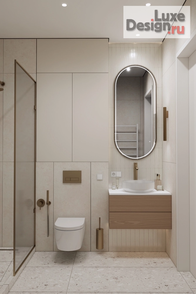 Дизайн интерьера трехкомнатной квартиры "ЖК ДУБРАВА" (фото 17)