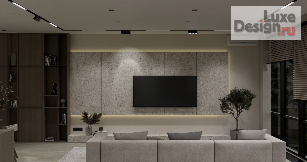 Дизайн интерьера трехкомнатной квартиры "УМНЫЙ ПРОСТОР" (фото 1)