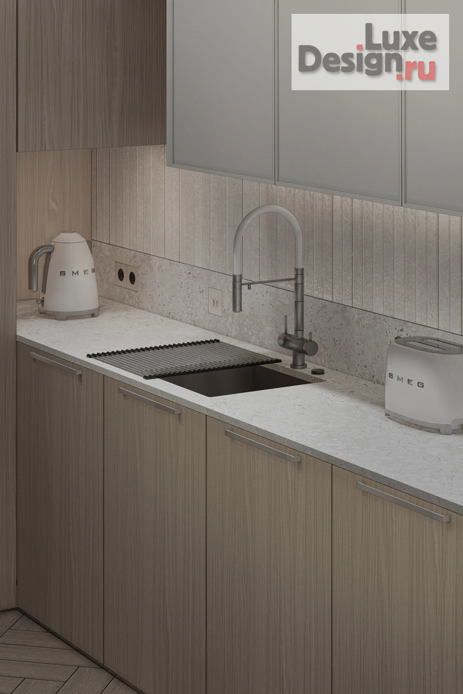 Дизайн интерьера четырехкомнатной квартиры "ЖК БЕРЕГ" (фото 5)