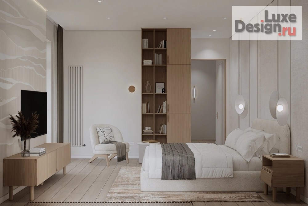 Дизайн интерьера трехкомнатной квартиры "ЖК ДУБРАВА" (фото 14)