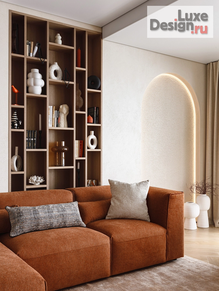 Дизайн интерьера двухкомнатной квартиры "ЭНЕРГИЯ ЦВЕТА (РЕАЛИЗАЦИЯ)" (фото 2)