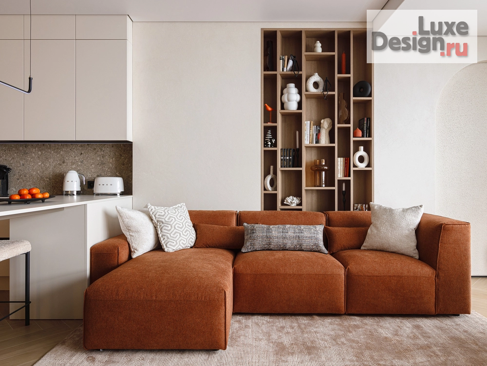 Дизайн интерьера двухкомнатной квартиры "ЭНЕРГИЯ ЦВЕТА (РЕАЛИЗАЦИЯ)" (фото 1)