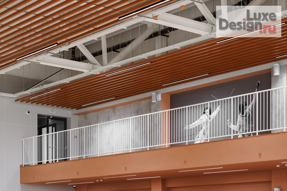 Дизайн интерьера школы "ЯРКИЙ ТЕРРАКОТ. ШКОЛА ФЕХТОВАНИЯ КАЗАНЬ" (фото 6)