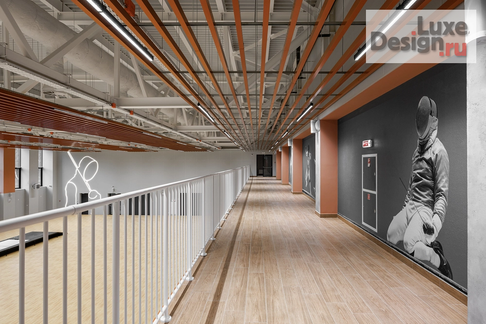 Дизайн интерьера школы "ЯРКИЙ ТЕРРАКОТ. ШКОЛА ФЕХТОВАНИЯ КАЗАНЬ" (фото 9)