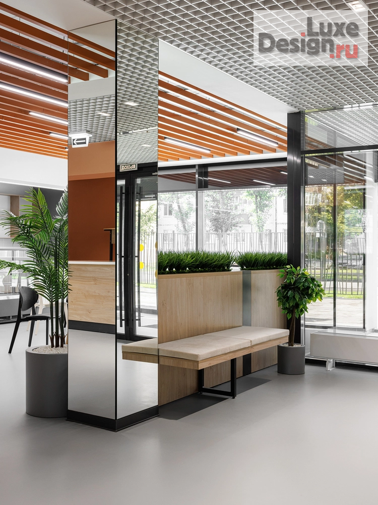 Дизайн интерьера школы "ЯРКИЙ ТЕРРАКОТ. ШКОЛА ФЕХТОВАНИЯ КАЗАНЬ" (фото 18)