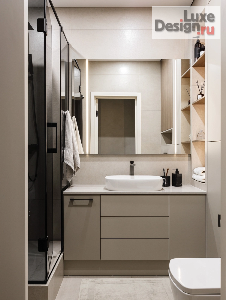 Дизайн интерьера трехкомнатной квартиры "ЖК СРЕДА(РЕАЛИЗАЦИЯ)" (фото 23)