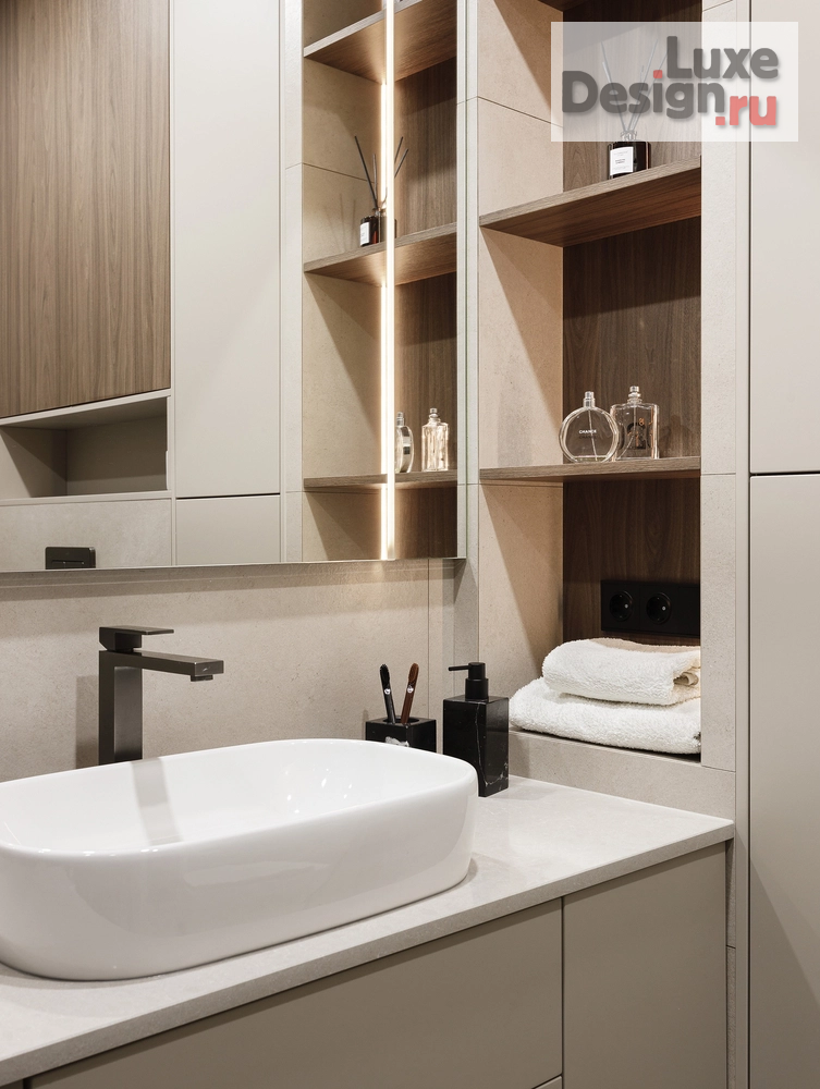 Дизайн интерьера трехкомнатной квартиры "ЖК СРЕДА(РЕАЛИЗАЦИЯ)" (фото 24)