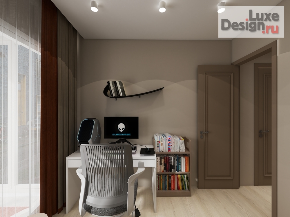 Дизайн интерьера двухкомнатной квартиры "ЖК Нокса Парк (Казань)" (фото 5)