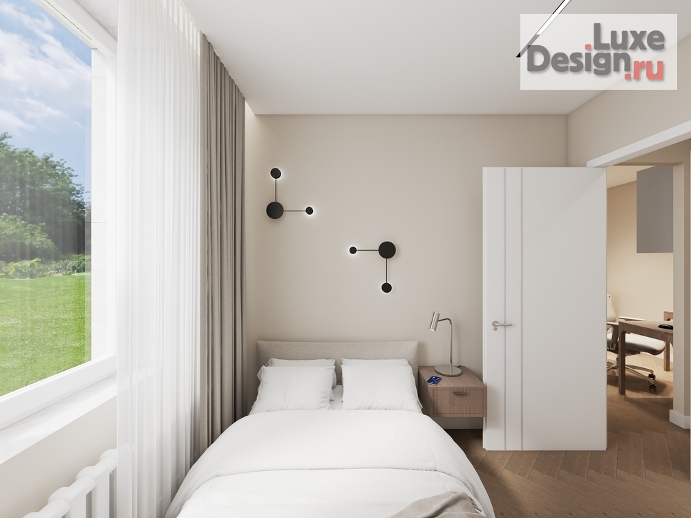 Дизайн интерьера двухкомнатной квартиры "ЖК Зимний Сад (Казань)" (фото 5)