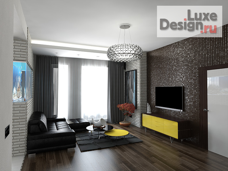 Дизайн интерьера двухкомнатной квартиры "Квартира в ЖК Театральный" (фото 4)