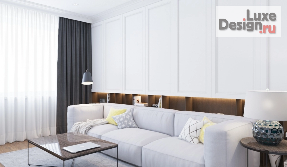 Дизайн интерьера двухкомнатной квартиры "квартира для пары " (фото 3)