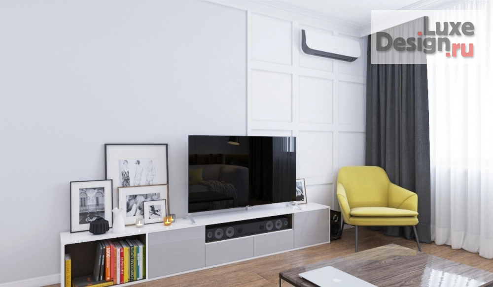 Дизайн интерьера двухкомнатной квартиры "квартира для пары " (фото 2)