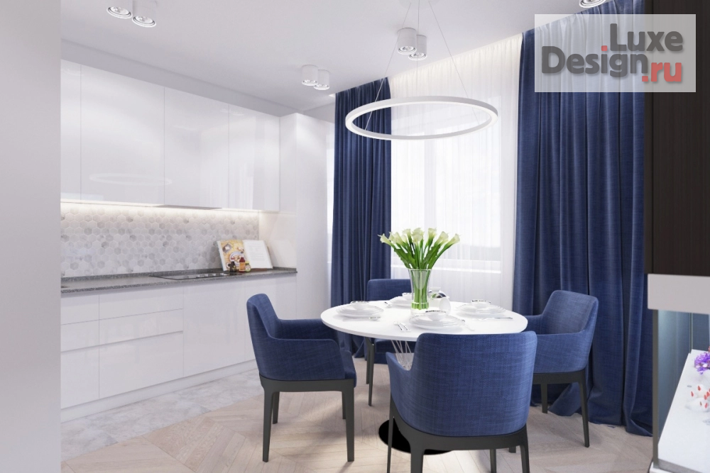 Дизайн интерьера двухкомнатной квартиры "Квартира в разных стилях" (фото 2)