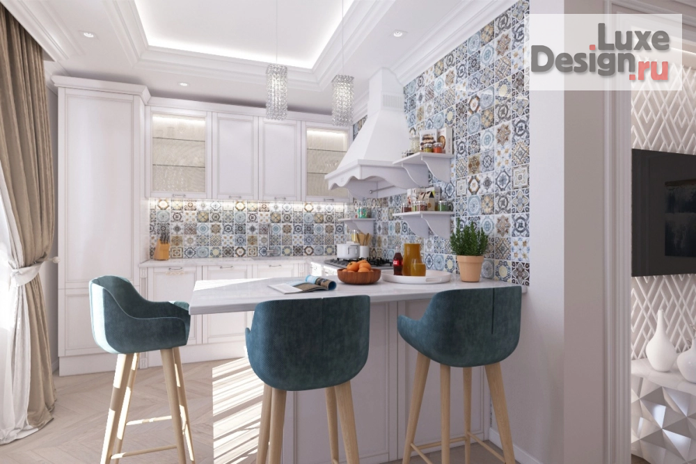 Дизайн интерьера двухкомнатной квартиры "Квартира для большой семьи" (фото 10)