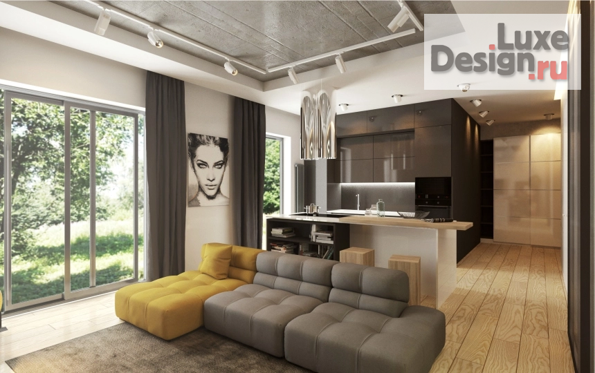 Дизайн интерьера загородного дома "Дизайн загородного дома" (фото 2)