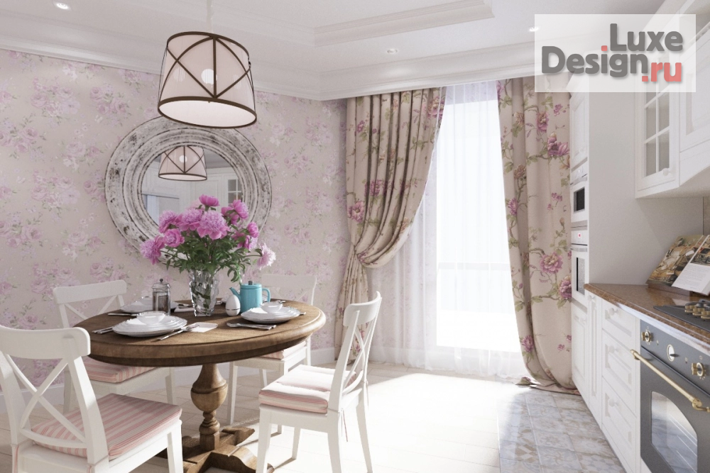 Дизайн интерьера трехкомнатной квартиры "Прованс в Казани" (фото 3)