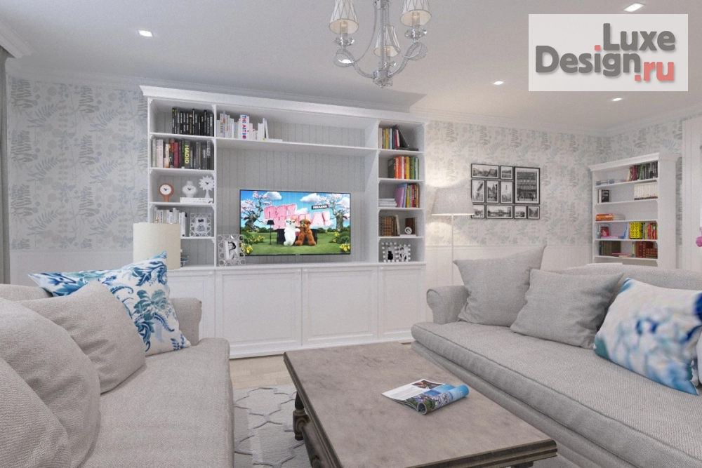 Дизайн интерьера таунхауса "Прованс" (фото 8)