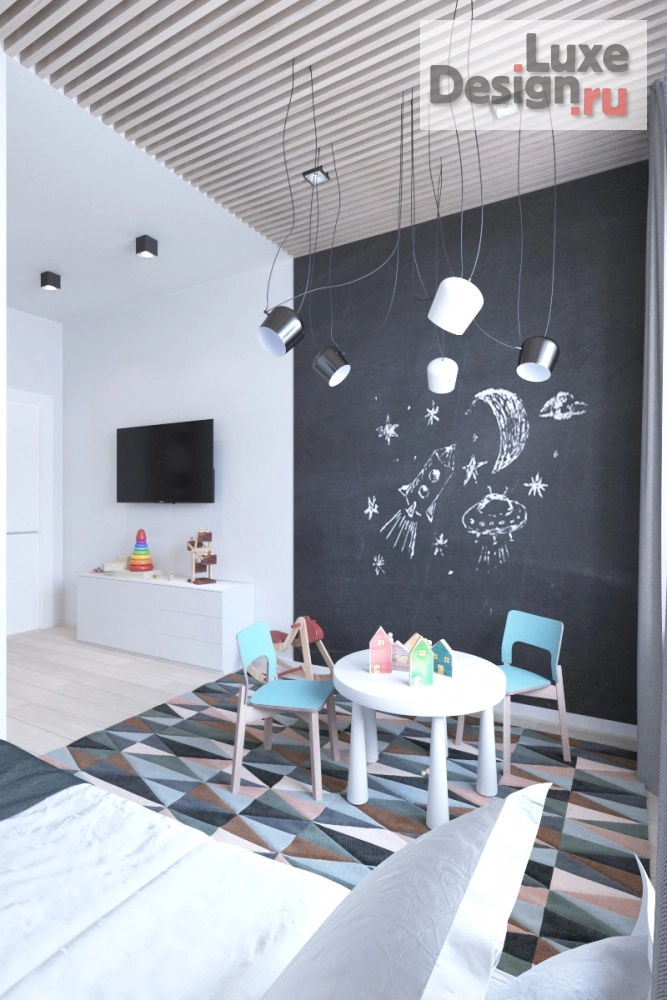 Дизайн интерьера двухкомнатной квартиры "Московская квартира в современном стеле" (фото 4)