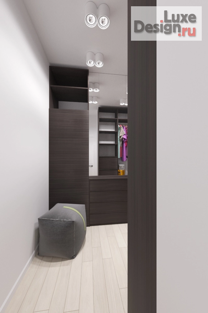 Дизайн интерьера двухкомнатной квартиры "Московская квартира в современном стеле" (фото 23)