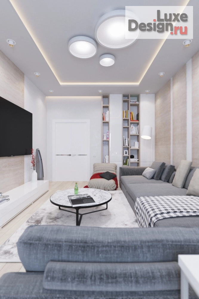 Дизайн интерьера двухкомнатной квартиры "Московская квартира в современном стеле" (фото 5)