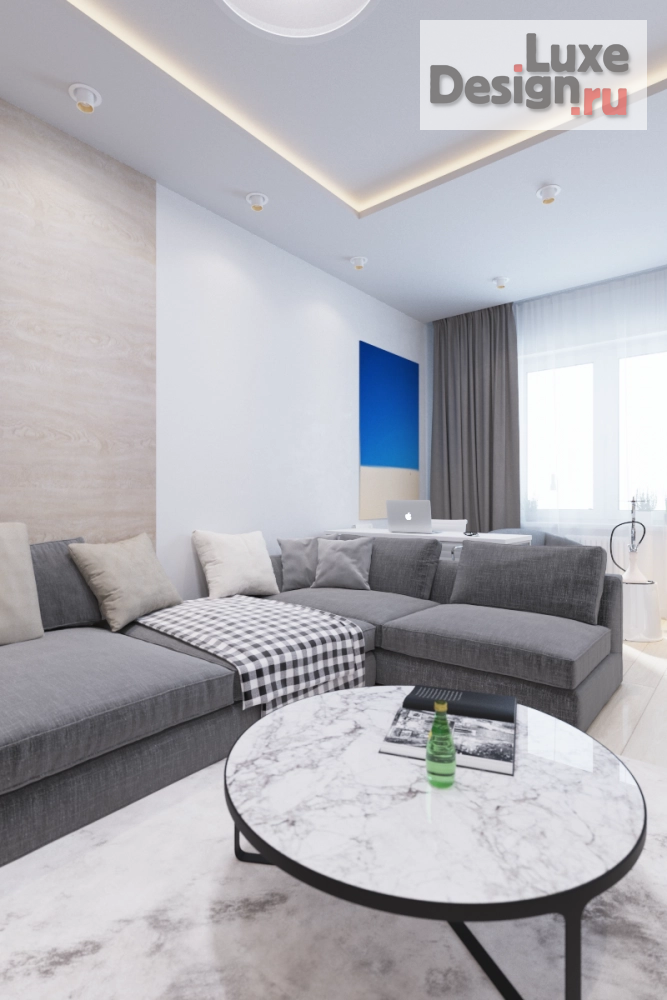 Дизайн интерьера двухкомнатной квартиры "Московская квартира в современном стеле" (фото 6)